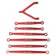 thumbnail image 5 of DEWIN Kit de Barra de Amarre de Barra de tracción de Enlace de Metal Piezas de Carcasa de Coche de Control Remoto AXIAL SCX24 1/24(Rojo), 5 of 5