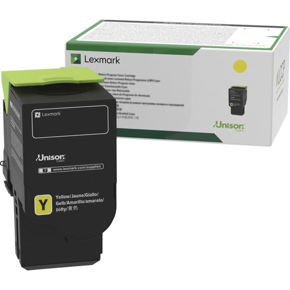Lexmark C231HY0 High Yield Return Program Toner Cartridge - Yellow