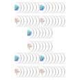 thumbnail image 1 of Sidaley 16Pcs Flat Mixing Palette Polishing  Round Tray Teacher Painting Universal Clear Acrylic Artist Professional Pigment Board Type2, 1 of 3