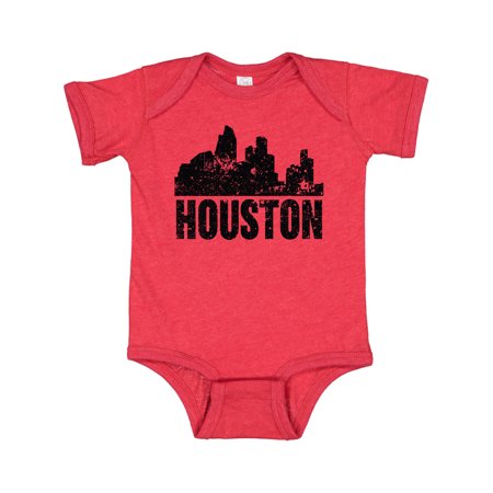 

Inktastic Houston Skyline Grunge Gift Baby Boy or Baby Girl Bodysuit
