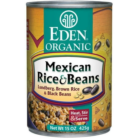 Eden Mexican Rice & Black Beans, Organic, 15 Ounce (Pack of 6)