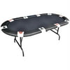 Poker Table With Folding Legs And Suited Padded Rail