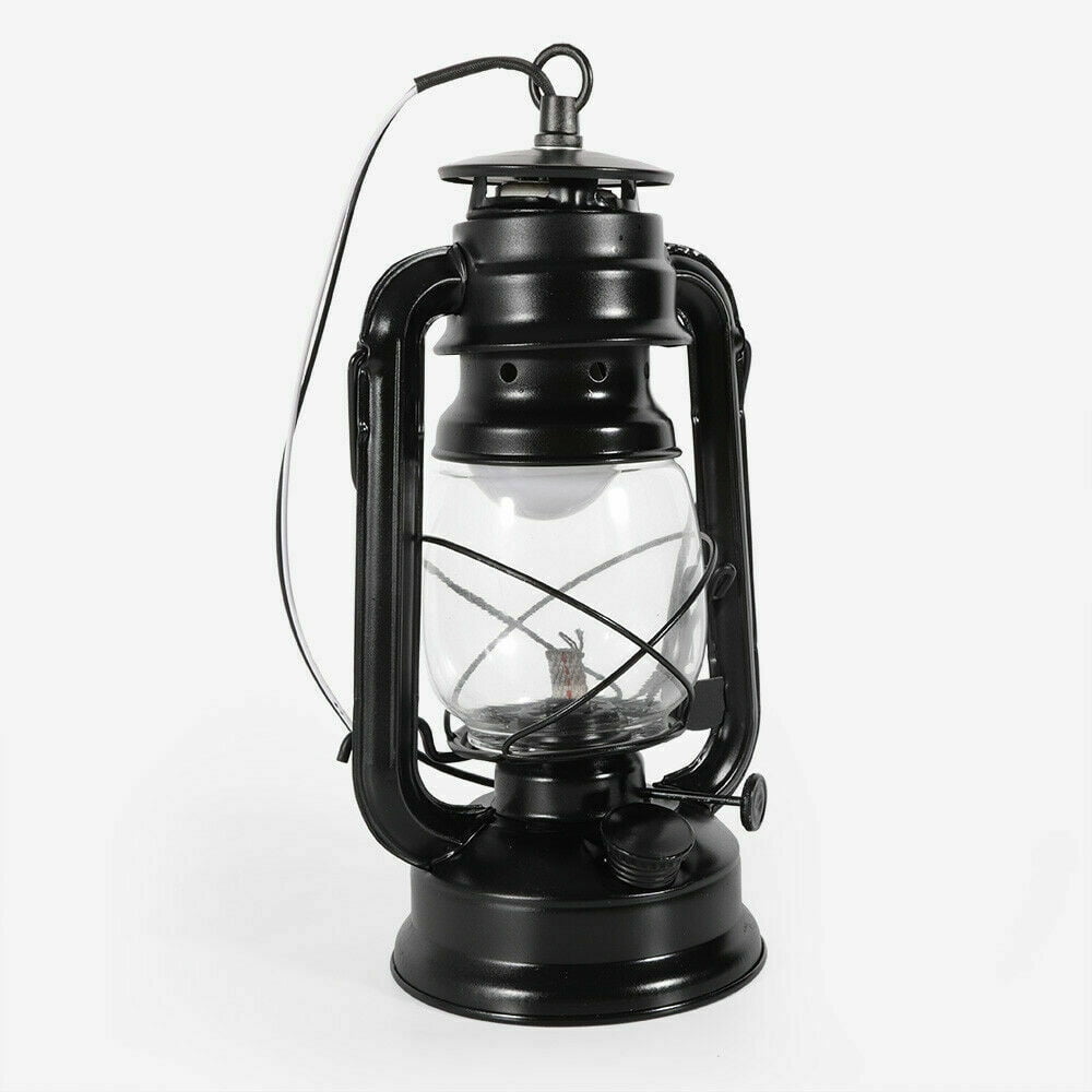 Fichiouy Outdoor Yard Wall Lighting Exterior Lamp Antique Rustic Sconce Lamp with Bulb Black E27