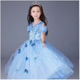 thumbnail image 4 of Vestido de Cenicienta de Halloween, vestido de princesa Elsa de Frozen, vestido de minifalda, falda de gasa para niños, falda para niños, 4 of 6