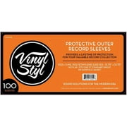 Vinyl Styl 12Inch Vinyl Record Outer Sleeve Polyethylene - 100 Count (Clear)  [BAGS / SLEEVES]