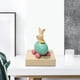thumbnail image 4 of Adorable figura de conejito de Pascua, estatua de conejo, modelo de animal coleccionable de resina para Verde, 4 of 9