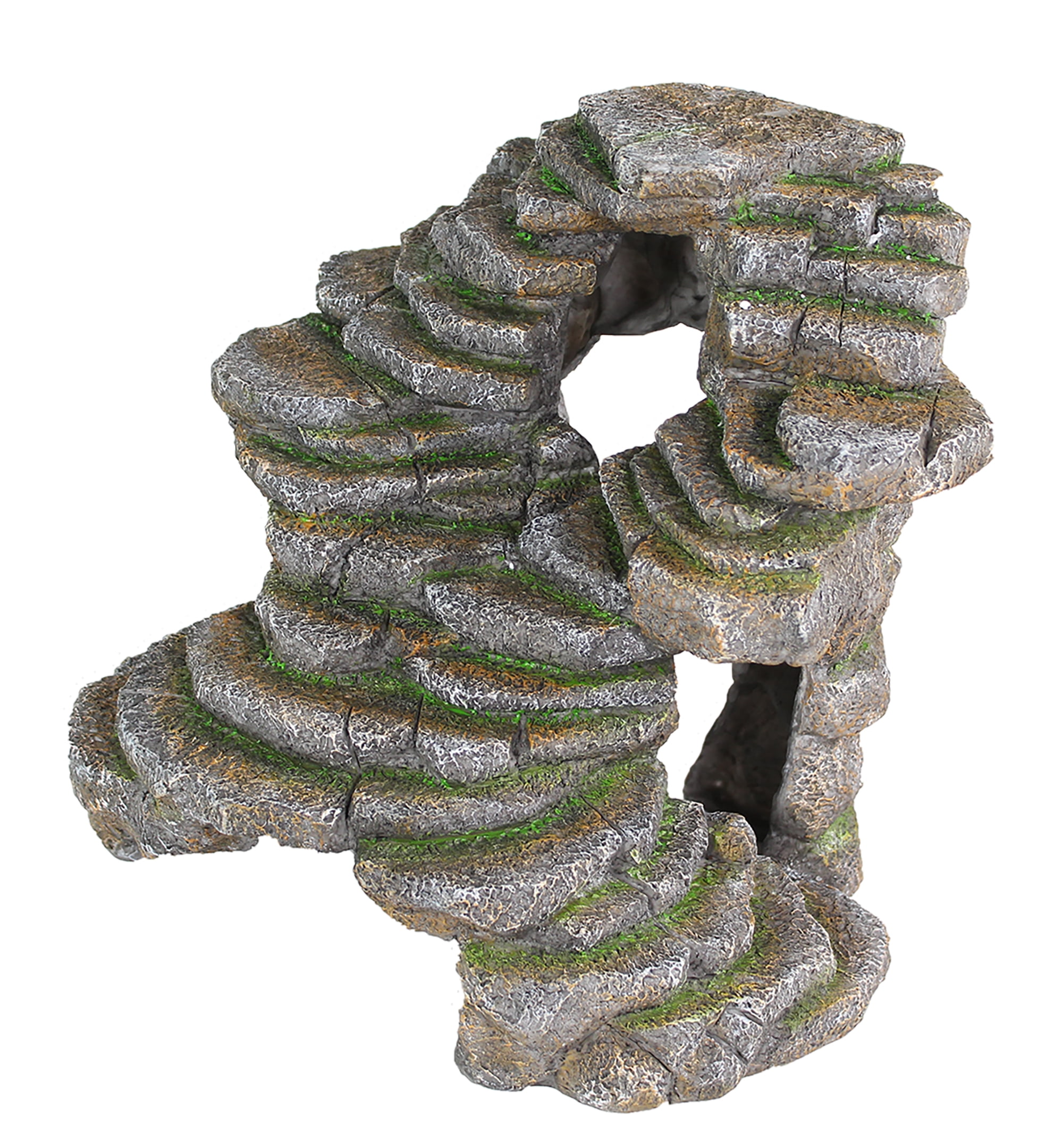 Penn-Plax Reptology Shale Scape Step Ledge & Cave Hideout – Extra Large