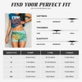thumbnail image 5 of Sikiie USA Tourist Map Print Workout Shorts Women Scrunch Butt Gym Shorts Seamless High Waist Tummy Control Yoga Biker Athletic Shorts, 5 of 5