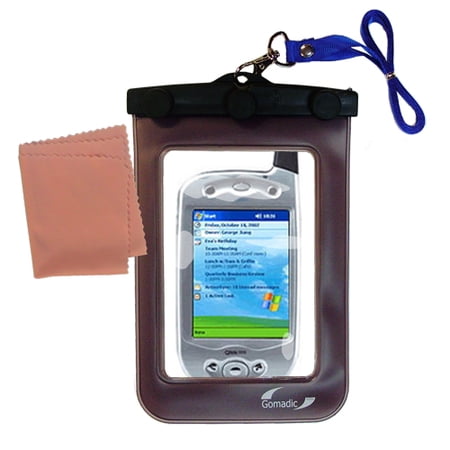 Gomadic Clean and Dry Waterproof Protective Case Suitablefor the Qtek 1010 to use Underwater