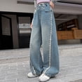 thumbnail image 6 of THJRPQJFD Teen Girl Jeans Mexican Jeans Plus Size Flare Pants Teen Clothes Trendy Kids Clothes Girls Size 6-7 Toddler Clothes for Girls Y2k Clothes 10-12 Baggy Clothes Toddler Girl Toddler, 6 of 8