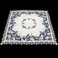 thumbnail image 4 of Delft Blue Onion Flower on Ivory (23" / 33" Round and Square Topper), 4 of 4