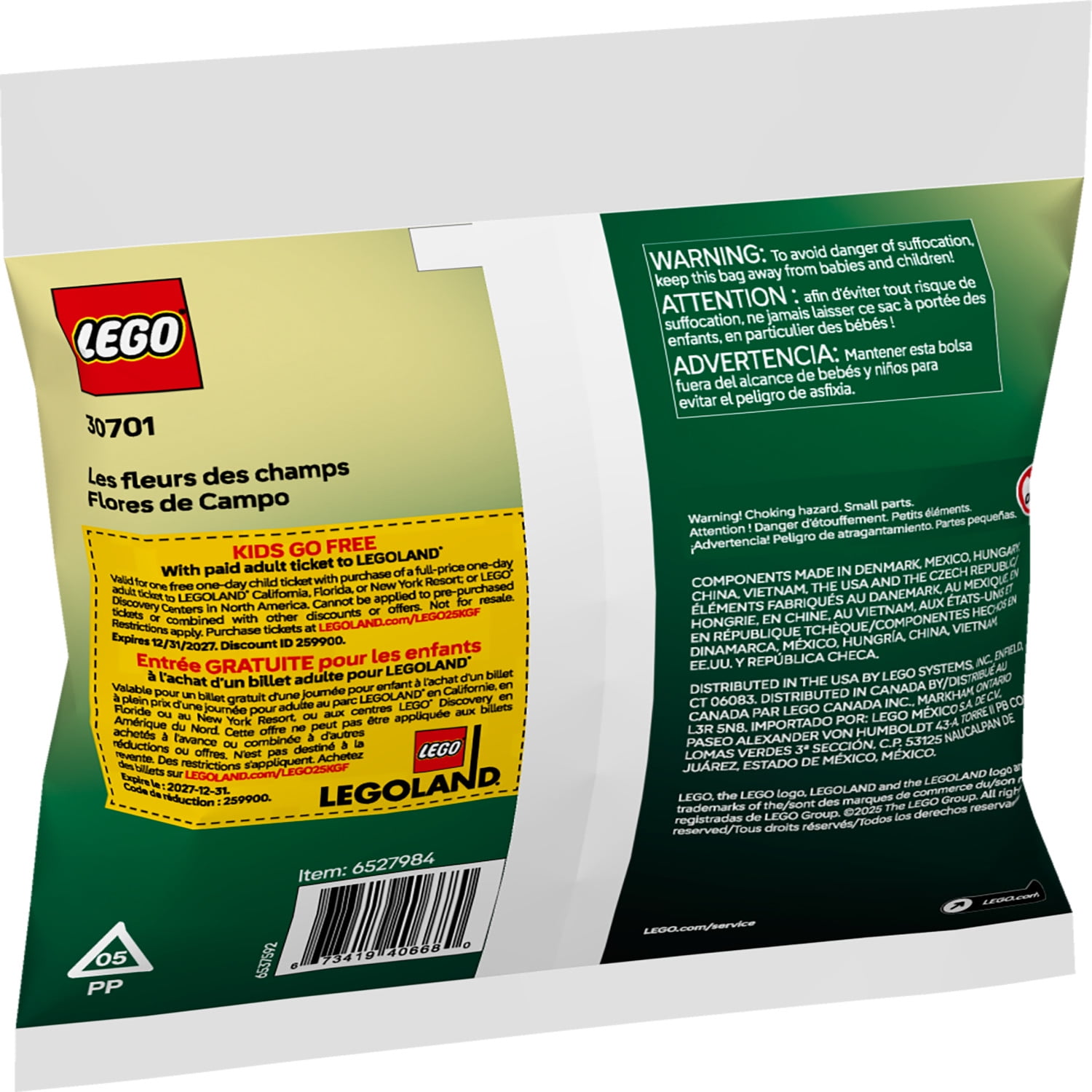LEGO Botanicals Field Flowers Building Kit  Wildflower Posy for Girls and Boys Ages 9+  Fun Project (图3)