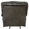 thumbnail image 4 of Boyd Chaise Rocker Recliner in Gray Top Grain Italian Leather, 4 of 11