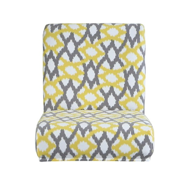 Funda de silla moderna con estampado universal extraíble y resistente al polvo para el hogar y la sala de estar. dorado