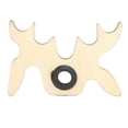 thumbnail image 1 of Pool Billiard Cue Accessory, Nine Shot Positions: Portable Moosehead Bridge Head for Customized Cue Placement, Protective Rubber Ensures Cue Safety, Lightweight Plastic Design for Cue Cases (Wood), 1 of 7