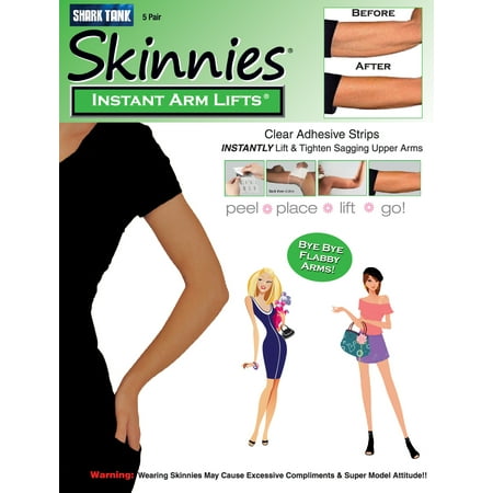 Skinnies Instant Lifts - Instant Arm Lift 5 Pr - Shark Tank (Best Way To Get Skinny Arms)