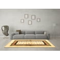 thumbnail image 3 of Ahgly Company Indoor Round Abstract Brown Contemporary Area Rugs, 5' Round, 3 of 4