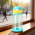 thumbnail image 4 of BUTASY Water Bottle 600ml Sticker Version Deer Large Capacity Cup Cute Deer Straw Water Bottle Leakproof Portable Cup For Adults And Kids Daily/Travel, 4 of 6
