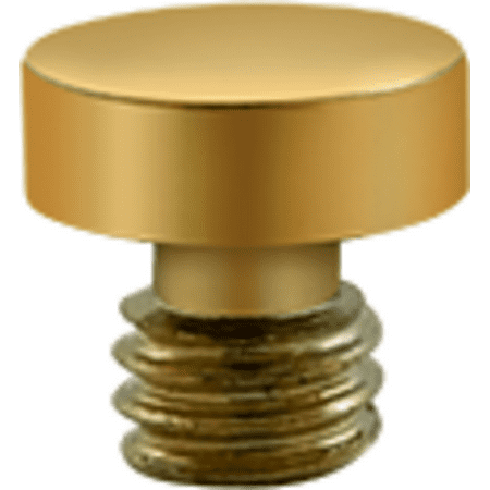 Hinge Finial Polished Brass - Decorative Solid Brass Button Tip Cabinet Hinge Finials Lifetime Polished Brass