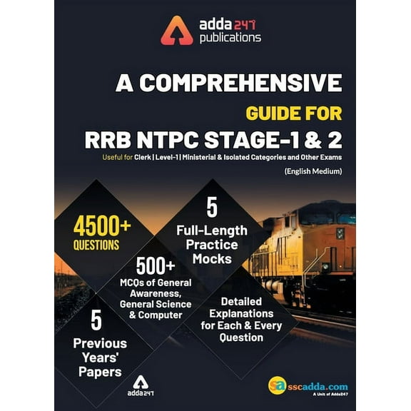 A Comprehensive Guide for RRB NTPC, Group D, ALP & Others Exams 2019 English Printed Edition (NTPC Special), (Paperback)