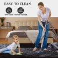 thumbnail image 2 of KNZE Super Soft Area Rugs for Living Room 5x7 Black, Fluffy Furry Shaggy Fuzzy Area Rug, Upgrade Anti-Skid Rectangular, High Pile Soft Throw Rug for, 2 of 7