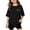 Black, variant on YM Cute Girls Shirts Black for 15-16 Years,Girls Split Short Sleeve T Shirt Round Neck Casual Tee Top for Kids Comfortable Soft Daily Wear