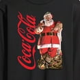 thumbnail image 3 of Coca-Cola - Vintage Santa With Presents - Men's Long Sleeve T-Shirt, 3 of 5