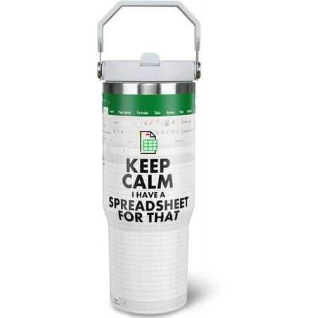 

Tumbler with Handle and Straw Stainless Steel Insulated Tumbler