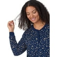 thumbnail image 6 of Aria Women’s Cozy Jersey Henley Pullover and Jogger 2pc Sleepwear Set, Sizes XS-4X, 6 of 8