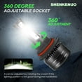 thumbnail image 6 of For Nissan Juke 2011 2012 2013 2014 LED Headlight Bulbs 9007 HB5 High and Low Beam 2pcs, 6 of 10