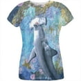 thumbnail image 1 of Hammerhead Distressed Splatter All Over Womens T Shirt Multi MD, 1 of 2