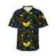 thumbnail image 1 of Fotbe Game Play Camisa Hawaiana para Hombre Unisex – Camisa Casual de Verano con Botones de Manga Corta de Algodón y Lino,XX-Large, 1 of 7