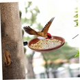 thumbnail image 2 of Wall Mounted Bird Feeder Farm Bird Feeder Hanging Bird Bath Bird Container Bird Bath Deck Bowl Platform Bird Feeder, 2 of 5