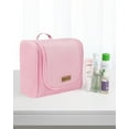 thumbnail image 5 of Toiletry Bag for Women and Men,Water-resistant Travel Makeup Bag with Hanging Hook,Compact Travel Toiletry Organizer Bag,Shower Bag for Essentials,Dopp Kit Shaving Bag,Pink, 5 of 6