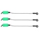 thumbnail image 2 of 3 uds colgadores de alarma de pesca JAAS verde, 2 of 5