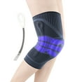 thumbnail image 4 of 1 Pcs Knee Support Compression Silicone Kneepad Spring Knee Brace Strap Patella Medial Protector Sport, 4 of 7