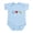 Sky Blue, variant on CafePress - Peace Love Michigan Body Suit - Baby Light Bodysuit, Size Newborn - 24 Months