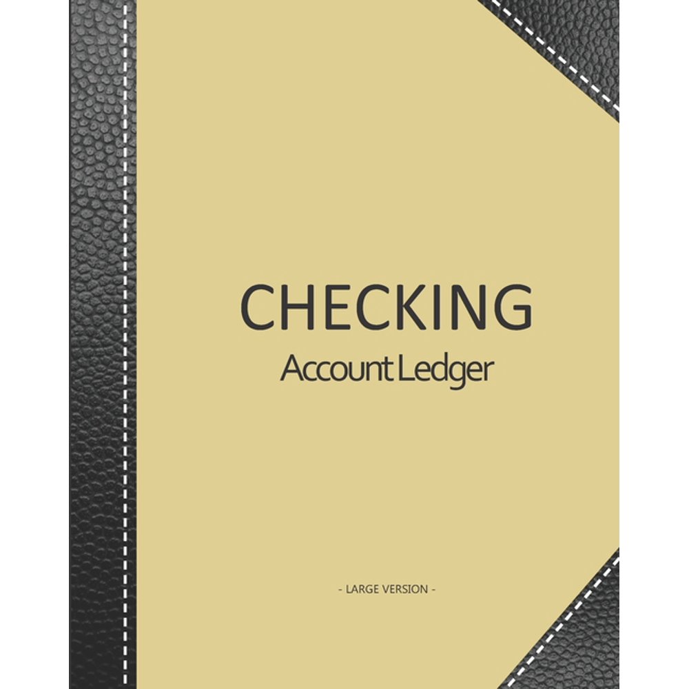 Checking account ledger Large version Checkbook log Checkbook