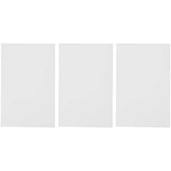 15201 Posterboard/Railroad Board, 4-Ply, 22" x 28", White (Pack of 25) (Thrее Рack)