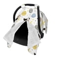 thumbnail image 2 of Daiia Cute Cat Pattern Car Seat Cover for Babies, Mom Nursing Covers Breastfeeding Scarf, Multi Use Infant Carseat Canopy for Newborn Carrier/Stroller, 2 of 9