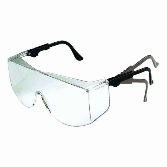 Quest OTG, Safety Glasses, Anti-Scratch, Clear Lens, Black Frame, Frameless