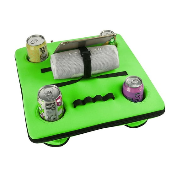Para Bebidas, Portavasos Flotante Con 4 Agujeros, Altavoz Para Teléfono Móvil, Soporte Flotante, Suministro De Playa Yuarrent HA043450-01