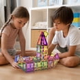 thumbnail image 4 of MAGNI-BLOCS Imanes Didácticos, Set de 34 Piezas, Bloques Magnéticos 3D, Figuras Geométricas Magnéticas Educativas para Niños, Rompecabezas Magnético en Tercera Dimensión, 4 of 6