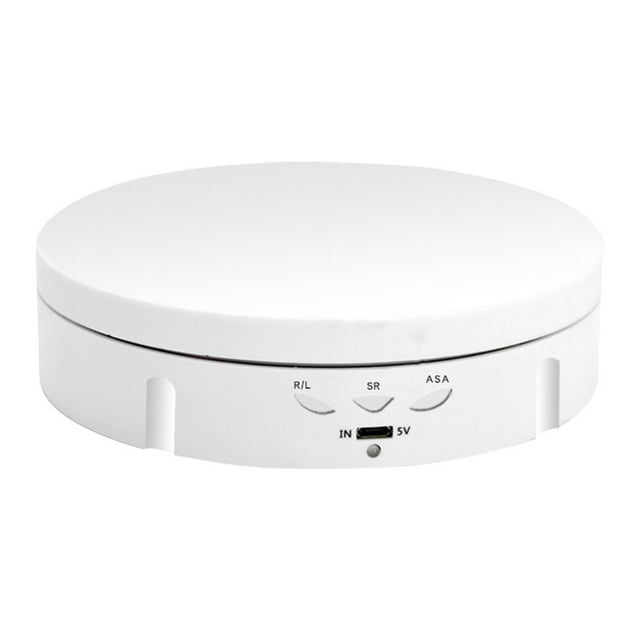 Affichage Rotatif Électrique à 360 Degrés, 10 Kg Blanc