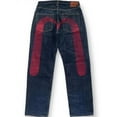 thumbnail image 1 of Pantalones de chándal de terciopelo con bordado de mariposa para hombres y mujeres, pantalones de rayas de gran tamaño, pantalones casuales de moda, alta calidad, 1 of 4