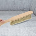 thumbnail image 4 of REACHISE 2pcs Wooden Dust Brush Handheld Small Broom Bench Sofa Cleaning Brush Bed Duster Brush, 4 of 8