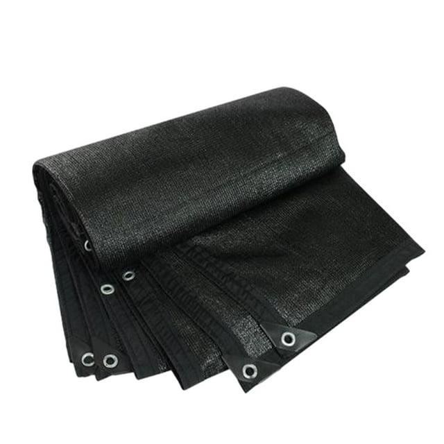 Advancent Red de parasol negra fácil de proteger contra los rayos Protección solar para cualquier ocasión Red de sombra negra con ojales Jardín y Patio 2*5 metros