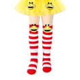 thumbnail image 2 of Kids Bee Knee High Socks for Halloween, 3D Plush Bumblebee Costume Socks, Red White Striped Toddler Girls Socks for Christmas Stocking Stuffers, Gag Gifts and Fun Holiday Gifts, 2 of 4