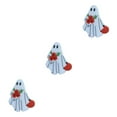 thumbnail image 2 of kurtrusly White Affordable Ghosts Enamel Pin Modern Minimalist Brooche Delicate Intricate Enamel Pin Punk D 3Set, 2 of 6