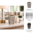 thumbnail image 5 of Popcorn Box Home Decor Figurine Ornament - Contemporary Aluminum Sculpture Statue for Shelf and Coffee Table Display - Modern Accent Piece for Living Room, Bathroom, and Office - 7", Silver & Gold, 5 of 14